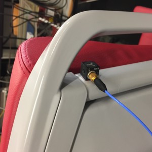 Estudio de butaca de ferrocarril